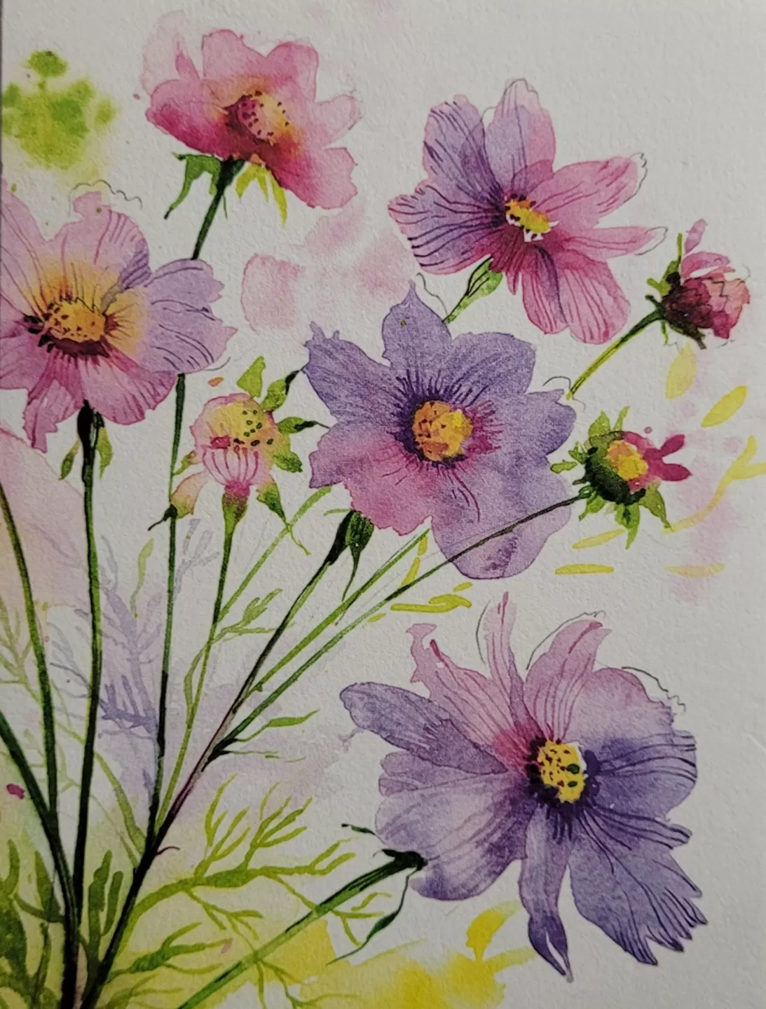 Card -- Flowers